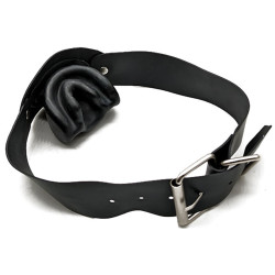 KINKgear Bâillon en latex No More Noir